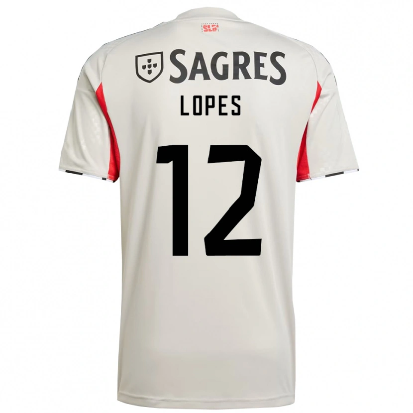 Danxen Damen Leonardo Lopes #12 Creme Weiß Rot Auswärtstrikot Trikot 2025/26 T-Shirt Österreich