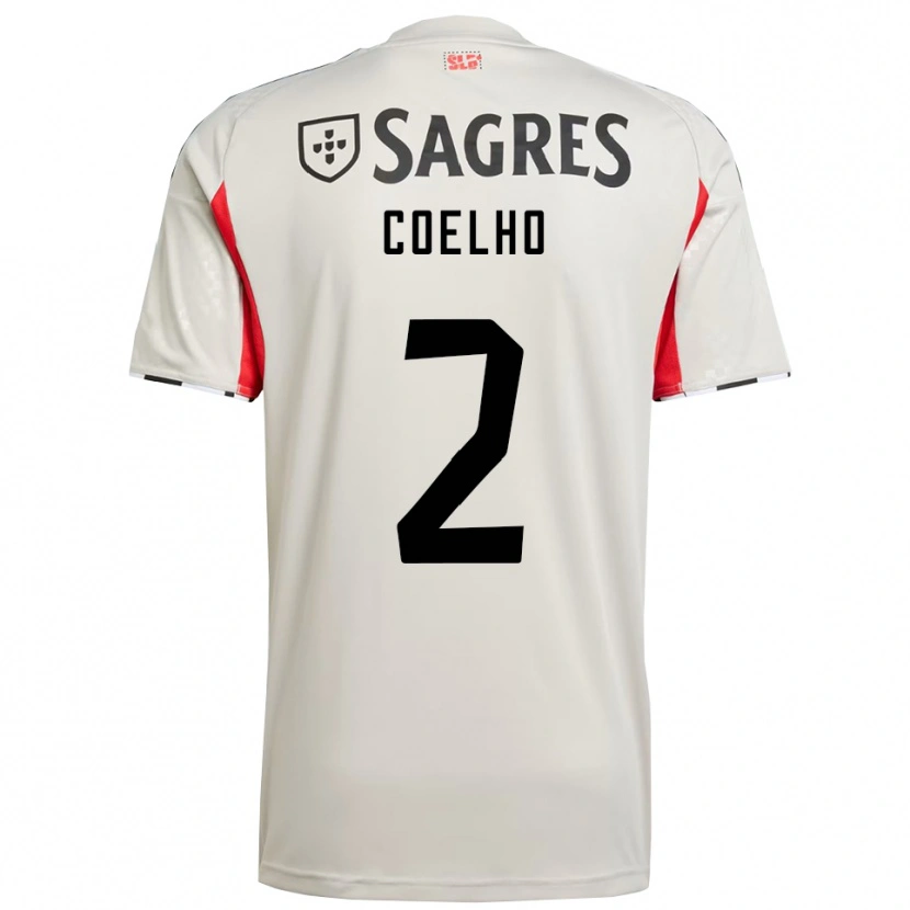 Danxen Damen Diogo Coelho #2 Creme Weiß Rot Auswärtstrikot Trikot 2025/26 T-Shirt Österreich