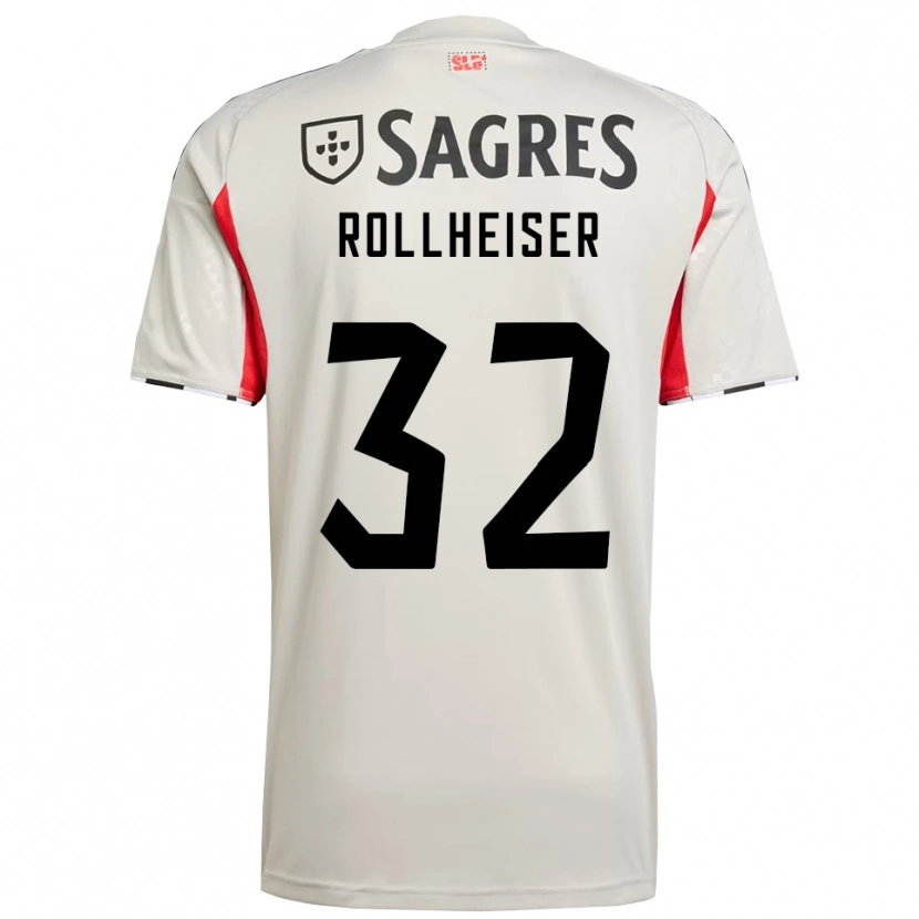 Danxen Damen Benjamín Rollheiser #32 Creme Weiß Rot Auswärtstrikot Trikot 2025/26 T-Shirt Österreich