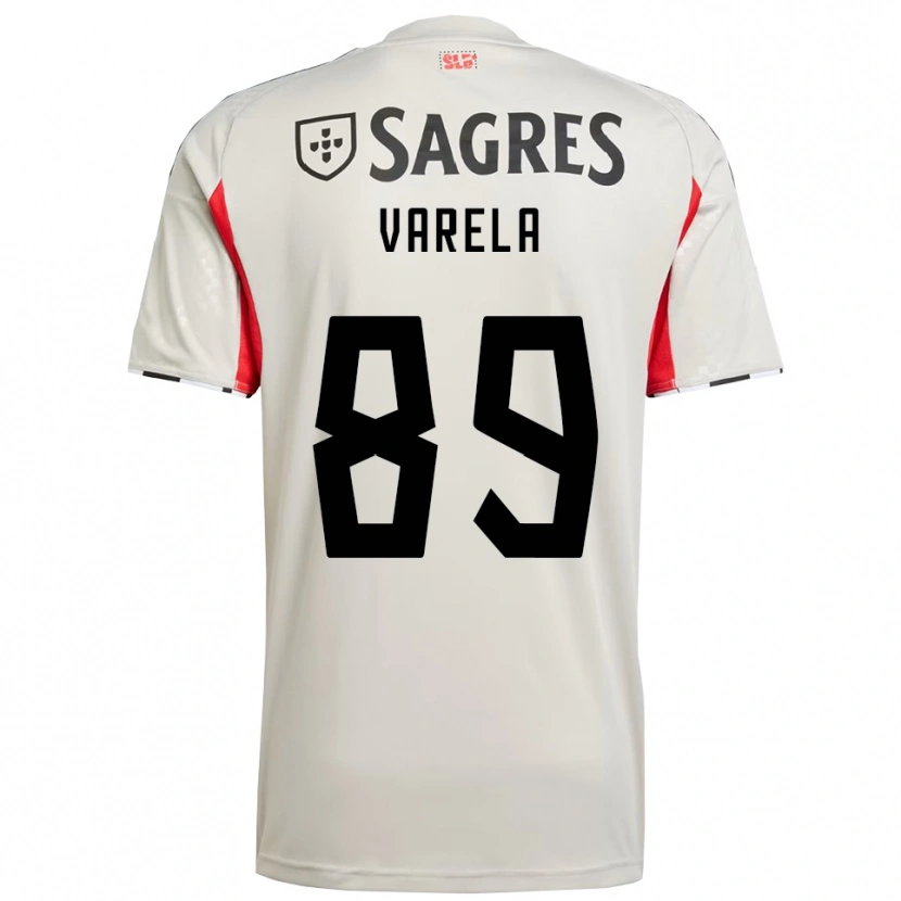 Danxen Damen Gustavo Varela #89 Creme Weiß Rot Auswärtstrikot Trikot 2025/26 T-Shirt Österreich