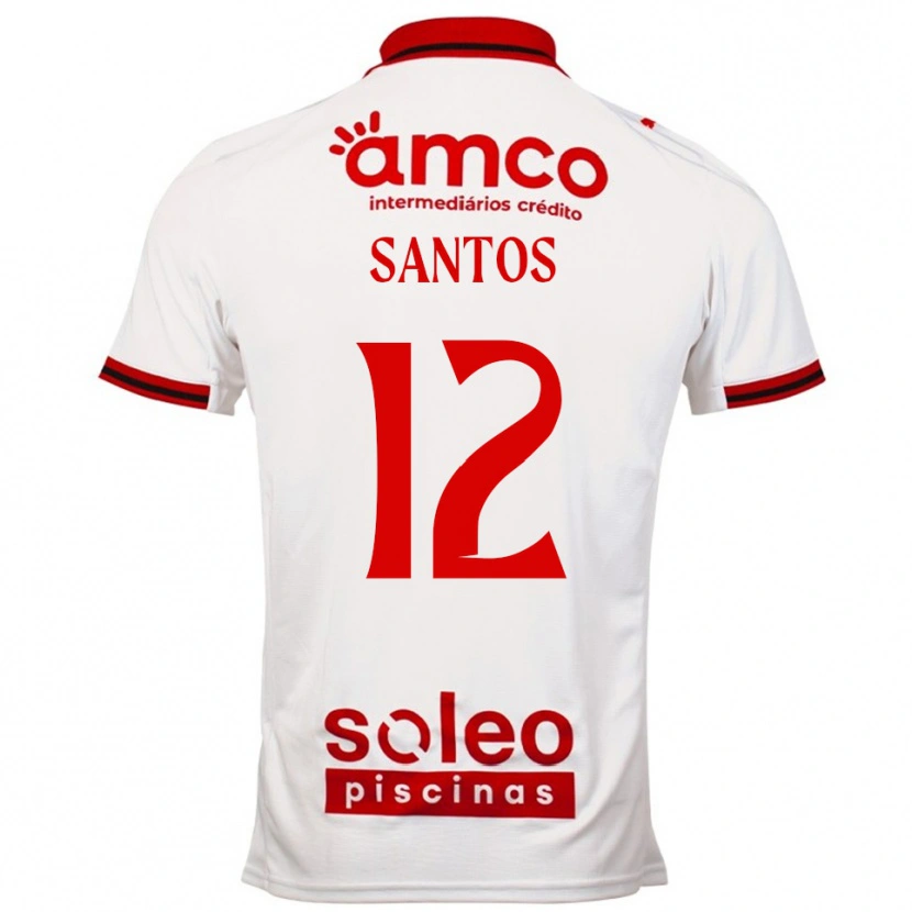 Danxen Damen Matheus Santos #12 Weiß Rot Auswärtstrikot Trikot 2025/26 T-Shirt Österreich