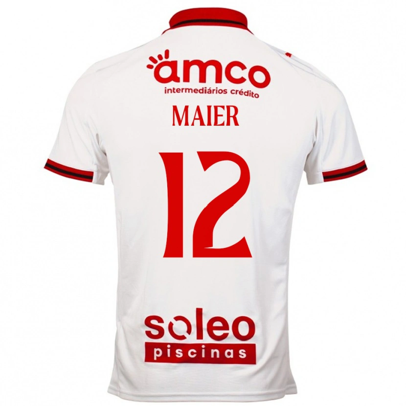 Danxen Damen Merse Maier #12 Weiß Rot Auswärtstrikot Trikot 2025/26 T-Shirt Österreich