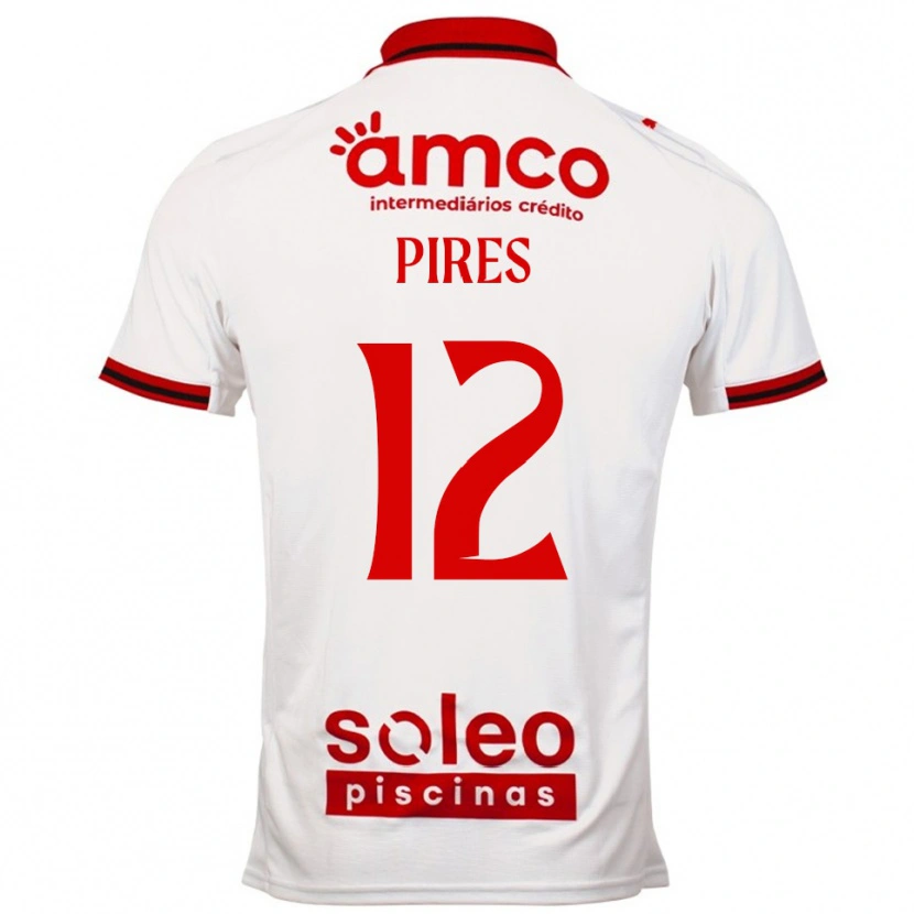 Danxen Damen Hugo Pires #12 Weiß Rot Auswärtstrikot Trikot 2025/26 T-Shirt Österreich