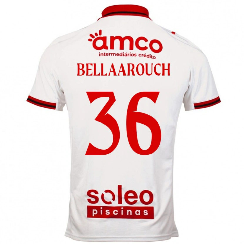 Danxen Damen Alaa Bellaarouch #36 Weiß Rot Auswärtstrikot Trikot 2025/26 T-Shirt Österreich