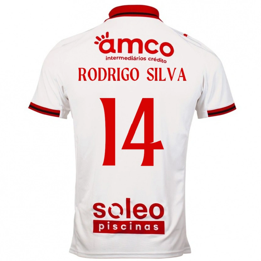 Danxen Damen Rodrigo Silva #14 Weiß Rot Auswärtstrikot Trikot 2025/26 T-Shirt Österreich