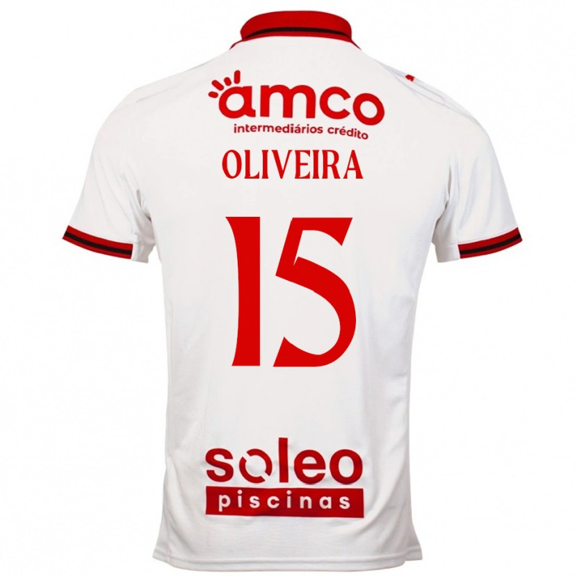 Danxen Damen Paulo Oliveira #15 Weiß Rot Auswärtstrikot Trikot 2025/26 T-Shirt Österreich