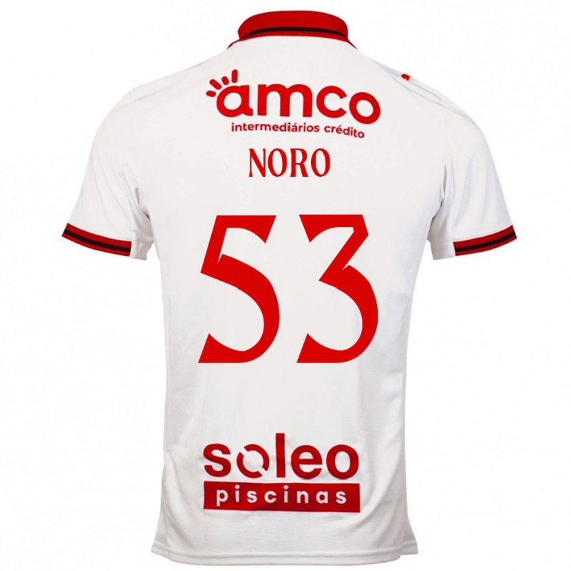 Danxen Damen Jonatás Noro #53 Weiß Rot Auswärtstrikot Trikot 2025/26 T-Shirt Österreich