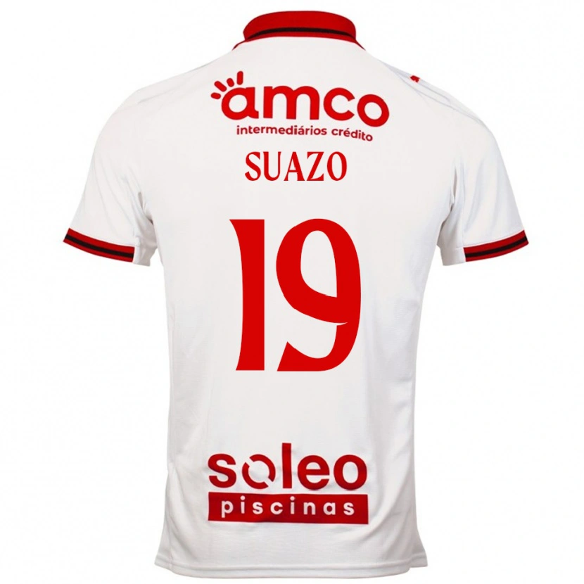 Danxen Damen Luis Suazo #19 Weiß Rot Auswärtstrikot Trikot 2025/26 T-Shirt Österreich