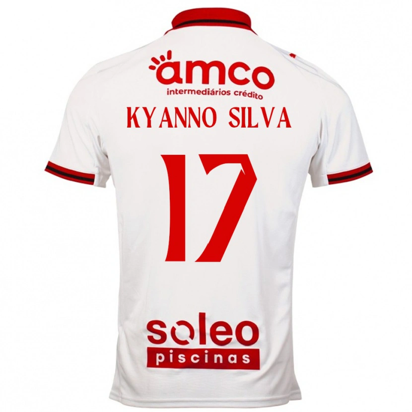 Danxen Damen Kyanno Silva #17 Weiß Rot Auswärtstrikot Trikot 2025/26 T-Shirt Österreich