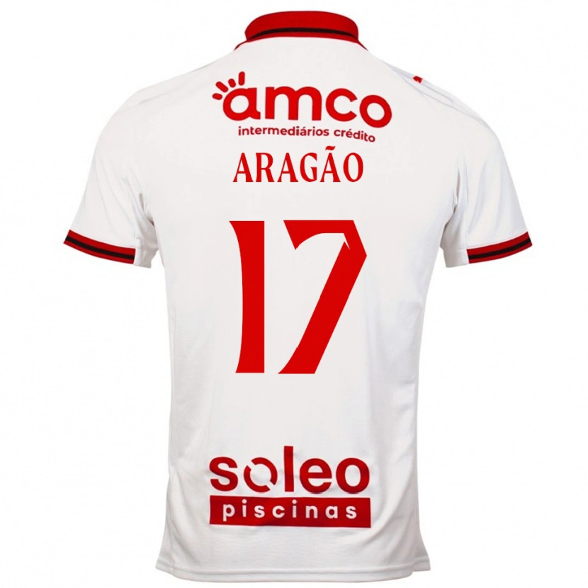 Danxen Damen João Aragão #17 Weiß Rot Auswärtstrikot Trikot 2025/26 T-Shirt Österreich