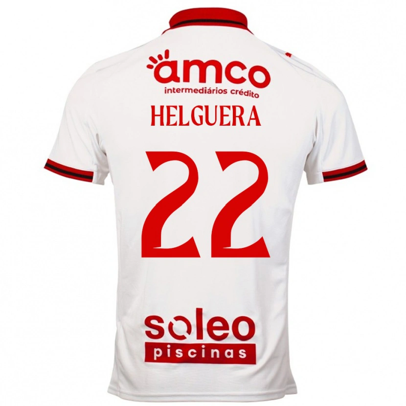 Danxen Damen Thiago Helguera #22 Weiß Rot Auswärtstrikot Trikot 2025/26 T-Shirt Österreich