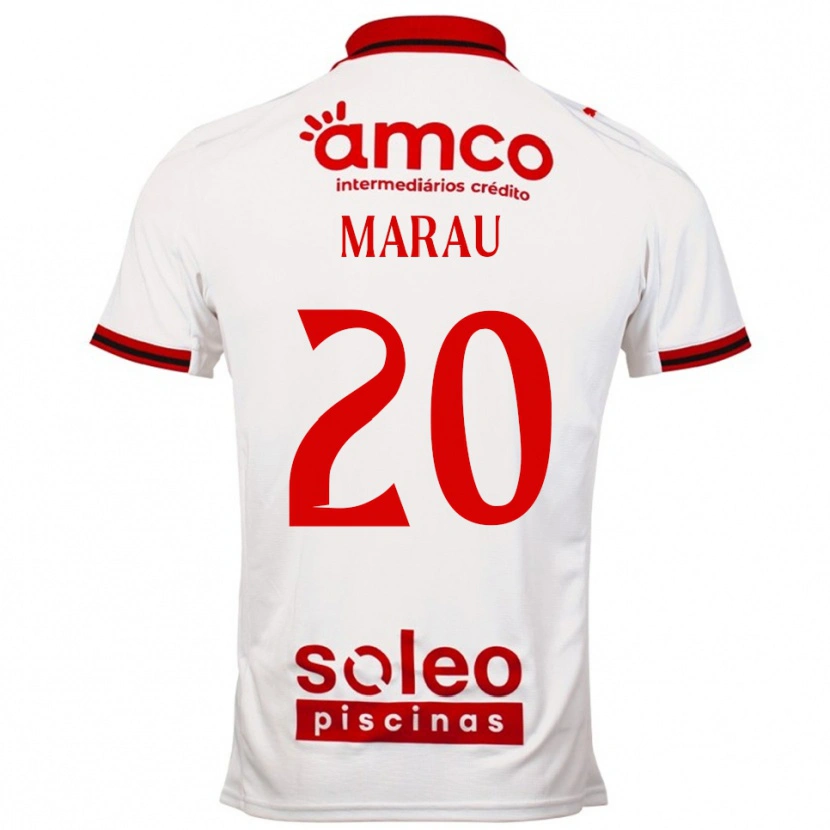 Danxen Damen Madalena Marau #20 Weiß Rot Auswärtstrikot Trikot 2025/26 T-Shirt Österreich