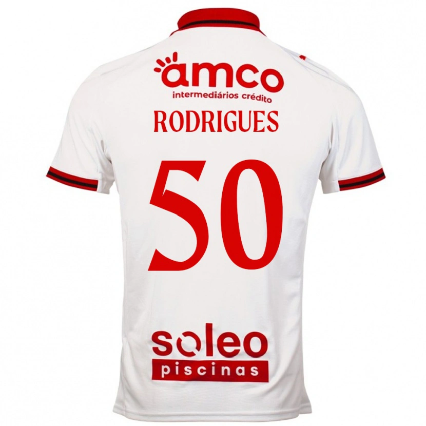 Danxen Damen Diego Rodrigues #50 Weiß Rot Auswärtstrikot Trikot 2025/26 T-Shirt Österreich