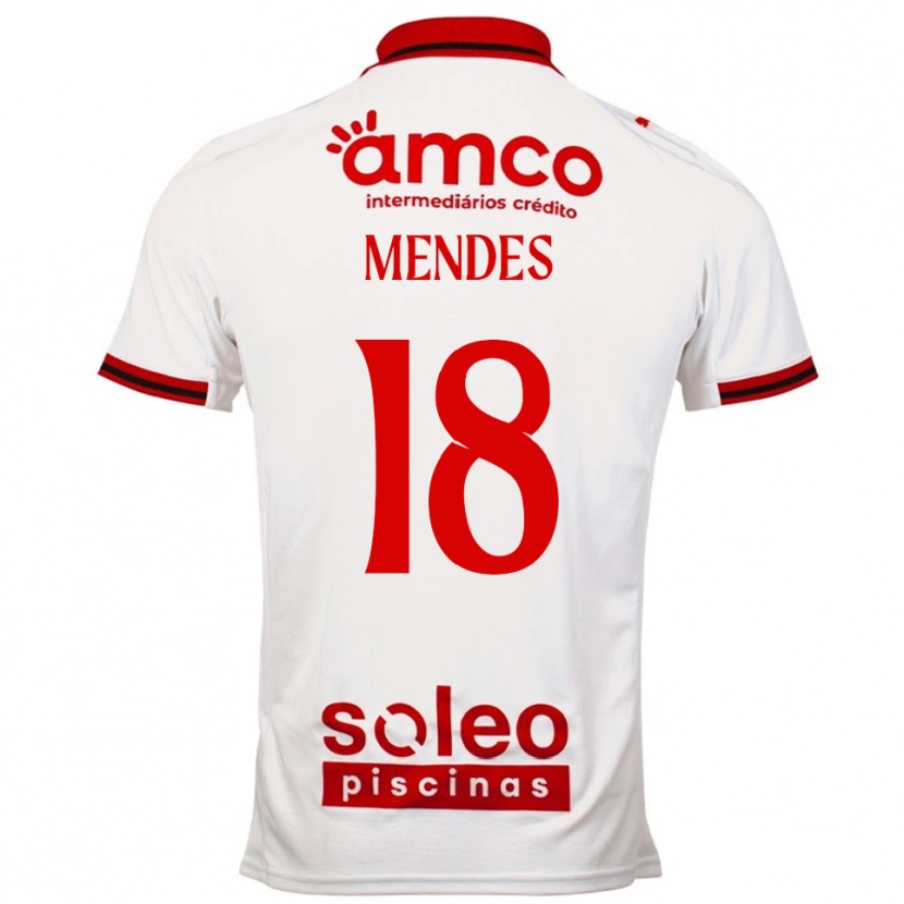Danxen Damen Carolina Mendes #18 Weiß Rot Auswärtstrikot Trikot 2025/26 T-Shirt Österreich