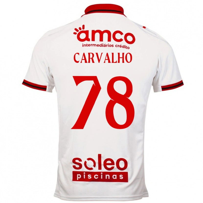Danxen Damen João Carvalho #78 Weiß Rot Auswärtstrikot Trikot 2025/26 T-Shirt Österreich