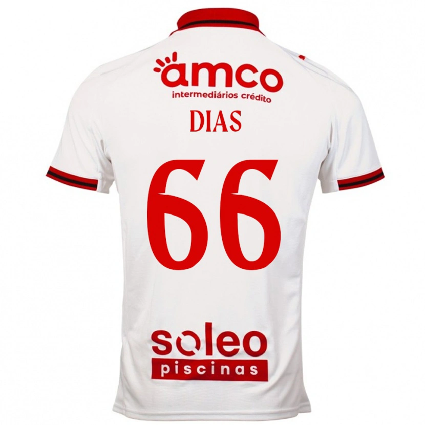 Danxen Damen Gonçalo Dias #66 Weiß Rot Auswärtstrikot Trikot 2025/26 T-Shirt Österreich