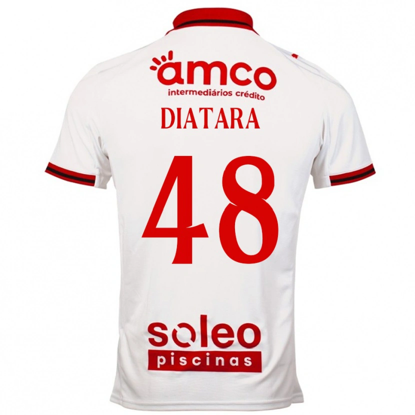Danxen Damen Samba Diatara #48 Weiß Rot Auswärtstrikot Trikot 2025/26 T-Shirt Österreich