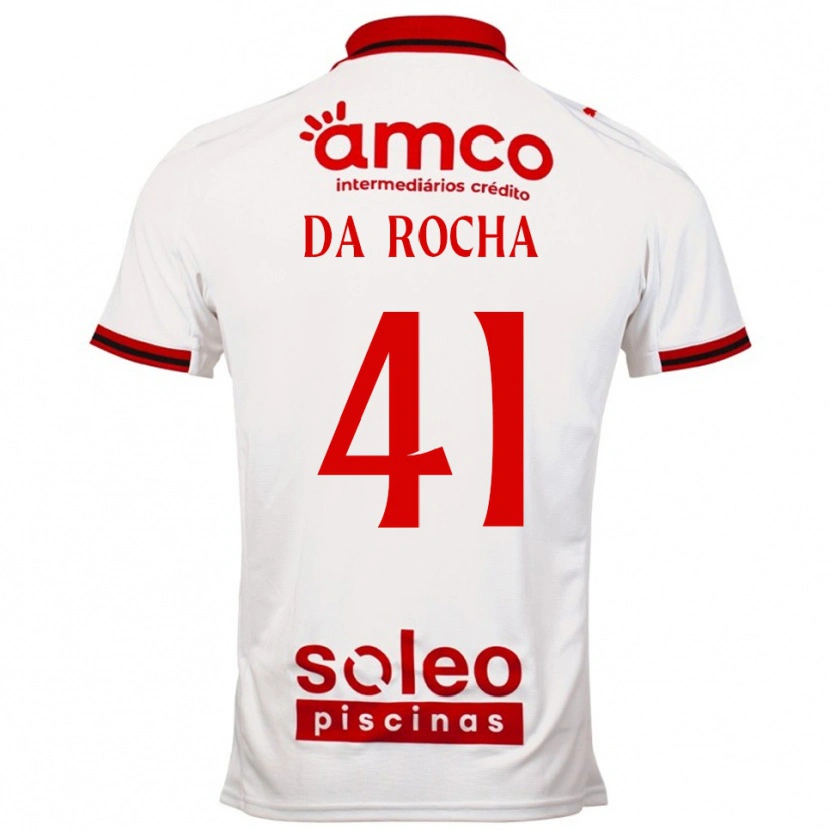 Danxen Damen Yanis Da Rocha #41 Weiß Rot Auswärtstrikot Trikot 2025/26 T-Shirt Österreich