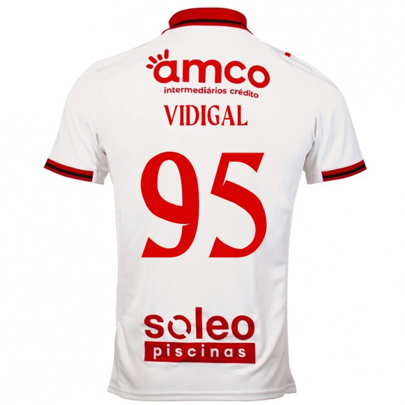 Danxen Damen Sandro Vidigal #95 Weiß Rot Auswärtstrikot Trikot 2025/26 T-Shirt Österreich