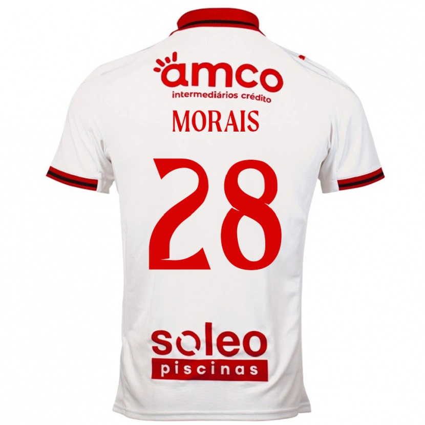 Danxen Damen Patrícia Morais #28 Weiß Rot Auswärtstrikot Trikot 2025/26 T-Shirt Österreich