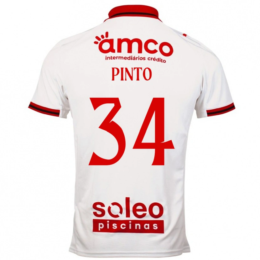Danxen Damen Ana Pinto #34 Weiß Rot Auswärtstrikot Trikot 2025/26 T-Shirt Österreich
