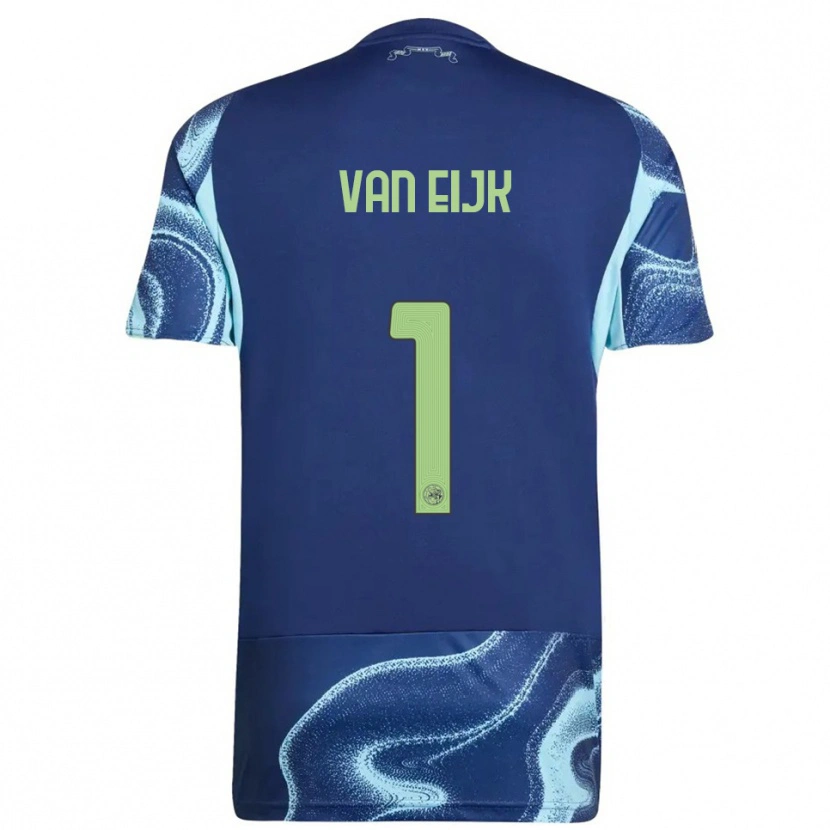 Danxen Damen Regina Van Eijk #1 Marine Himmelblau Auswärtstrikot Trikot 2025/26 T-Shirt Österreich