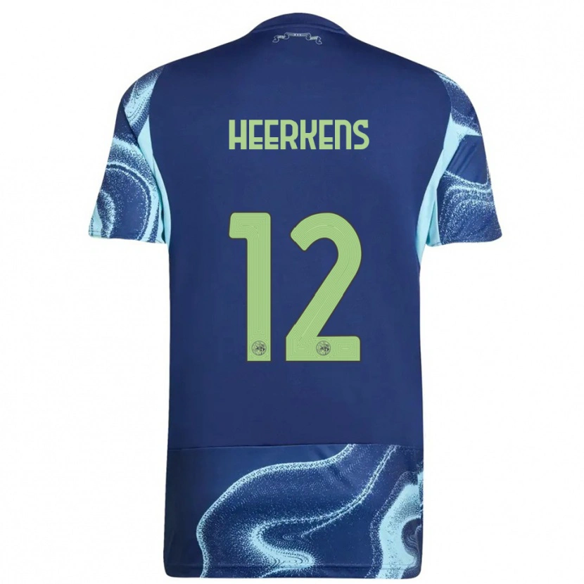 Danxen Damen Joeri Heerkens #12 Marine Himmelblau Auswärtstrikot Trikot 2025/26 T-Shirt Österreich