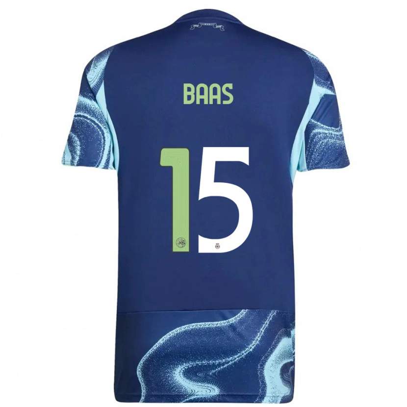 Danxen Damen Youri Baas #15 Marine Himmelblau Auswärtstrikot Trikot 2025/26 T-Shirt Österreich