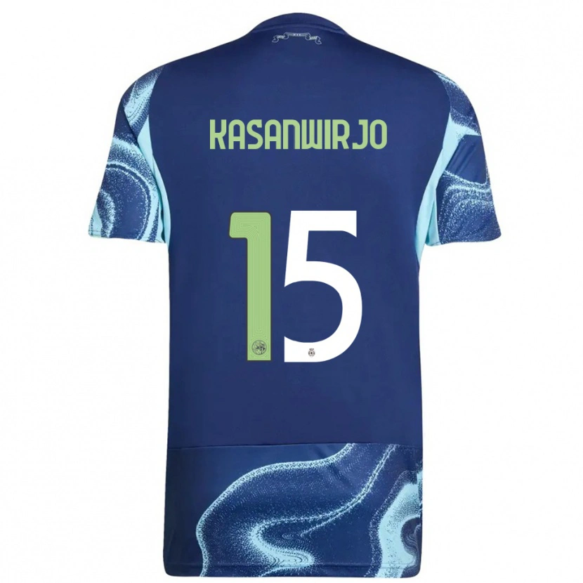 Danxen Damen Kennynho Kasanwirjo #15 Marine Himmelblau Auswärtstrikot Trikot 2025/26 T-Shirt Österreich