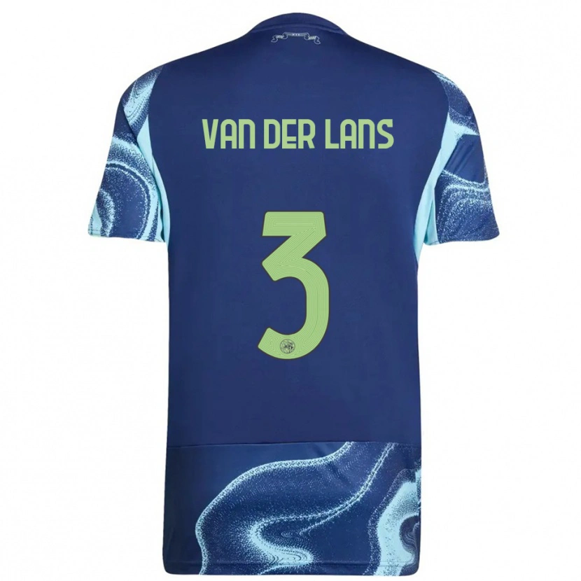 Danxen Damen Mylo Van Der Lans #3 Marine Himmelblau Auswärtstrikot Trikot 2025/26 T-Shirt Österreich