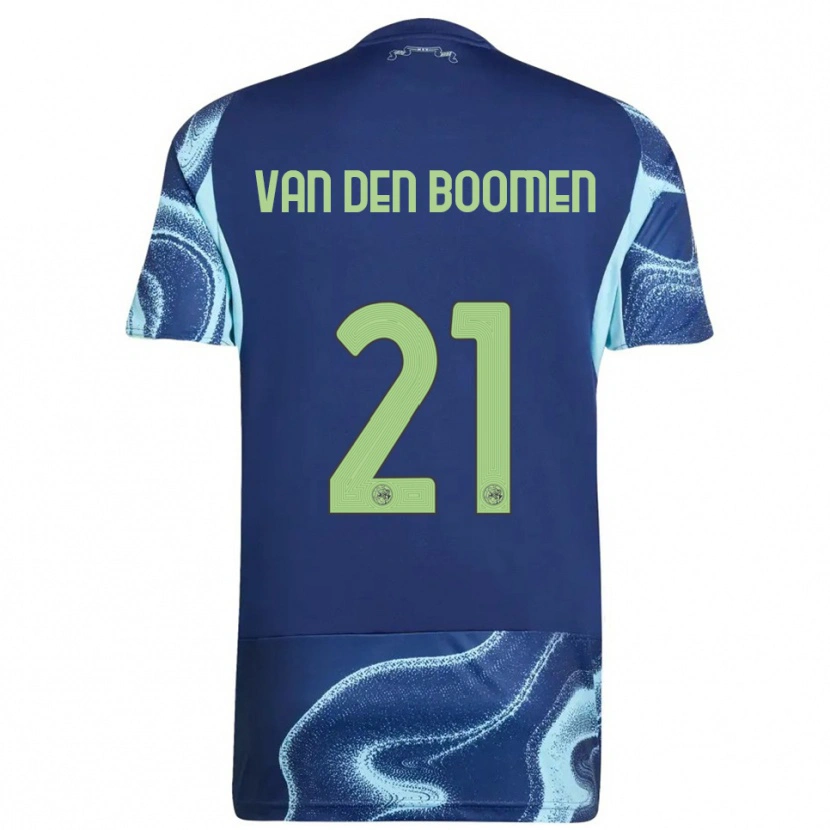 Danxen Damen Branco Van Den Boomen #21 Marine Himmelblau Auswärtstrikot Trikot 2025/26 T-Shirt Österreich
