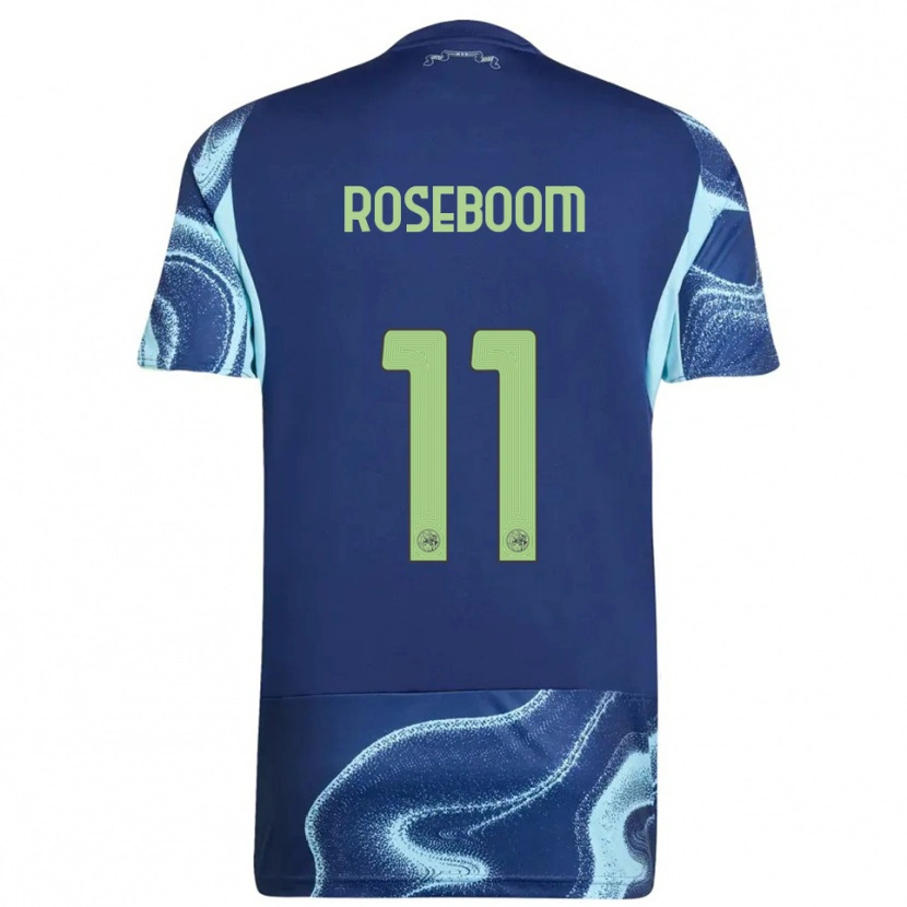 Danxen Damen Youri Roseboom #11 Marine Himmelblau Auswärtstrikot Trikot 2025/26 T-Shirt Österreich