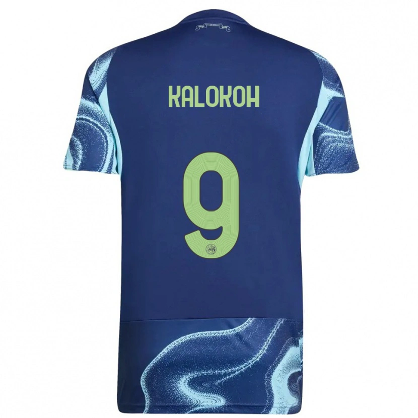 Danxen Damen David Kalokoh #9 Marine Himmelblau Auswärtstrikot Trikot 2025/26 T-Shirt Österreich