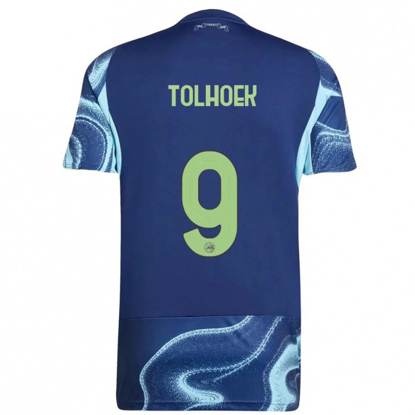 Danxen Damen Danique Tolhoek #9 Marine Himmelblau Auswärtstrikot Trikot 2025/26 T-Shirt Österreich