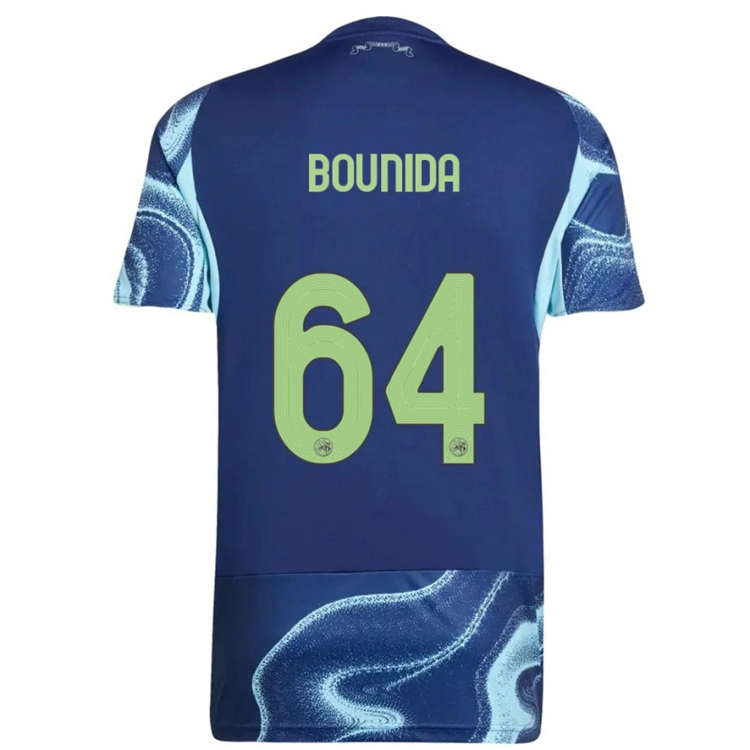 Danxen Damen Rayane Bounida #64 Marine Himmelblau Auswärtstrikot Trikot 2025/26 T-Shirt Österreich