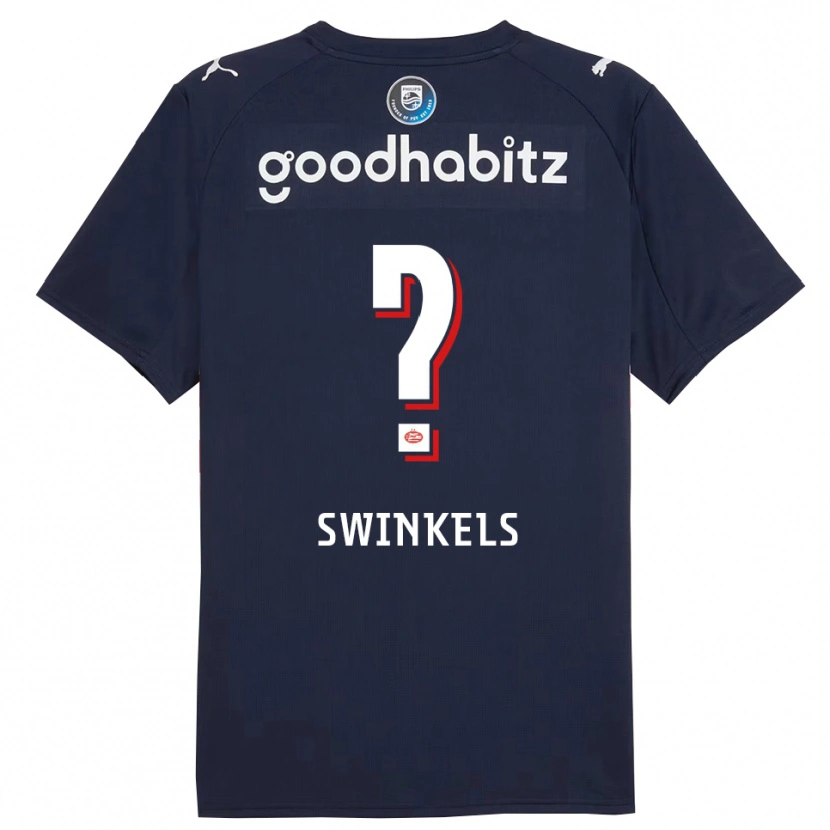 Danxen Damen Michal Swinkels #0 Marine Weiß Auswärtstrikot Trikot 2025/26 T-Shirt Österreich