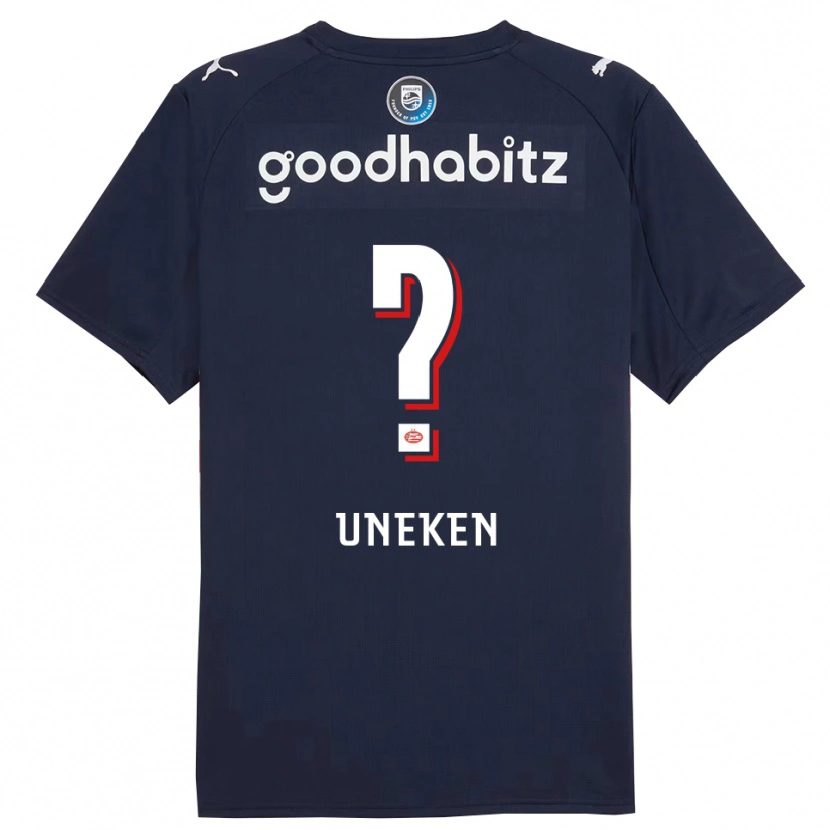 Danxen Damen Jesper Uneken #0 Marine Weiß Auswärtstrikot Trikot 2025/26 T-Shirt Österreich