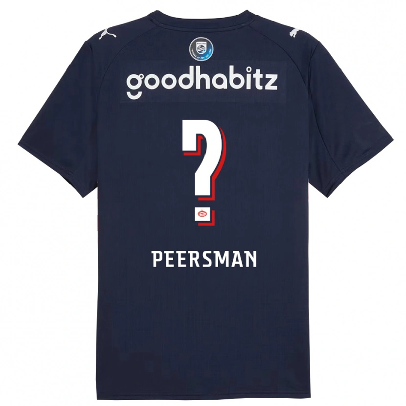 Danxen Damen Kjell Peersman #0 Marine Weiß Auswärtstrikot Trikot 2025/26 T-Shirt Österreich