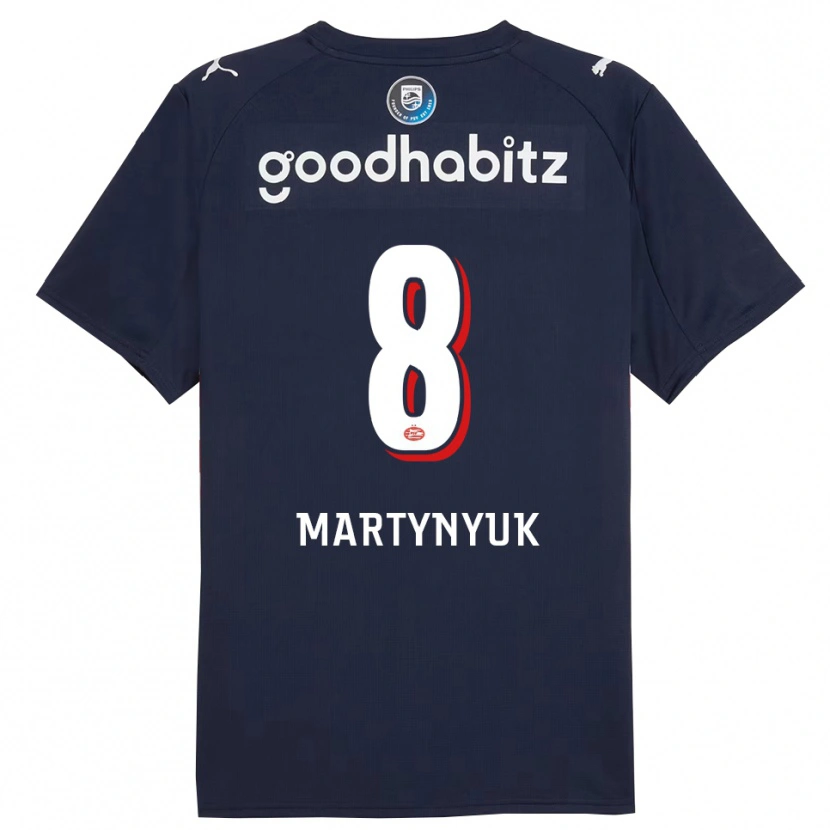 Danxen Damen Anton Martynyuk #8 Marine Weiß Auswärtstrikot Trikot 2025/26 T-Shirt Österreich