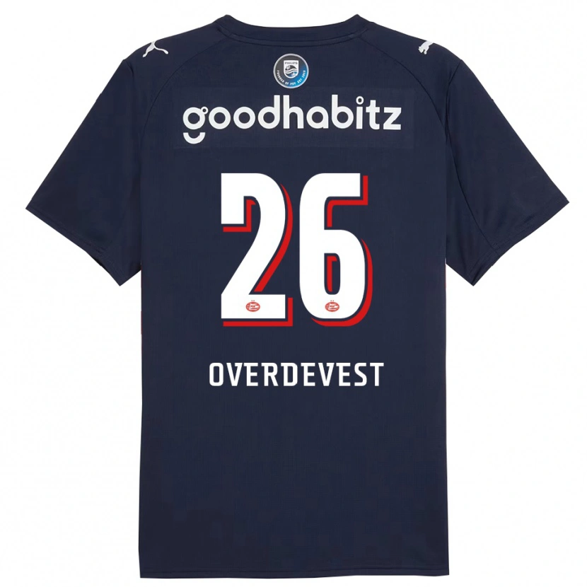 Danxen Damen Marco Overdevest #26 Marine Weiß Auswärtstrikot Trikot 2025/26 T-Shirt Österreich