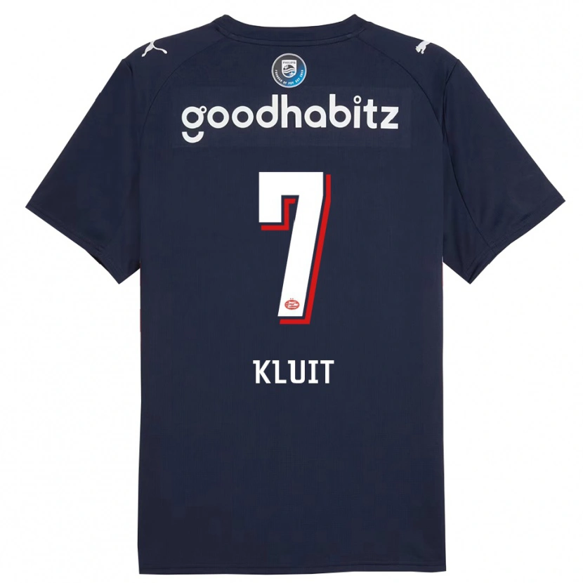 Danxen Damen Fabio Kluit #7 Marine Weiß Auswärtstrikot Trikot 2025/26 T-Shirt Österreich
