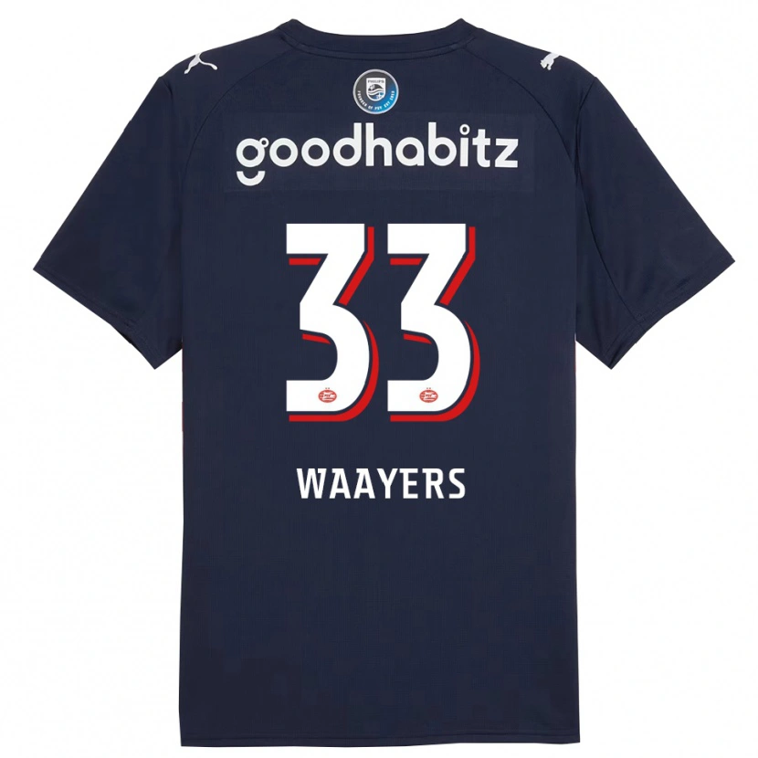 Danxen Damen Eus Waayers #33 Marine Weiß Auswärtstrikot Trikot 2025/26 T-Shirt Österreich