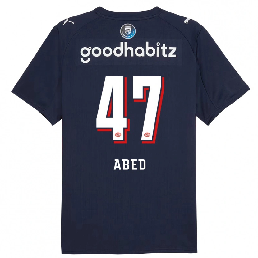 Danxen Damen Tai Abed #47 Marine Weiß Auswärtstrikot Trikot 2025/26 T-Shirt Österreich