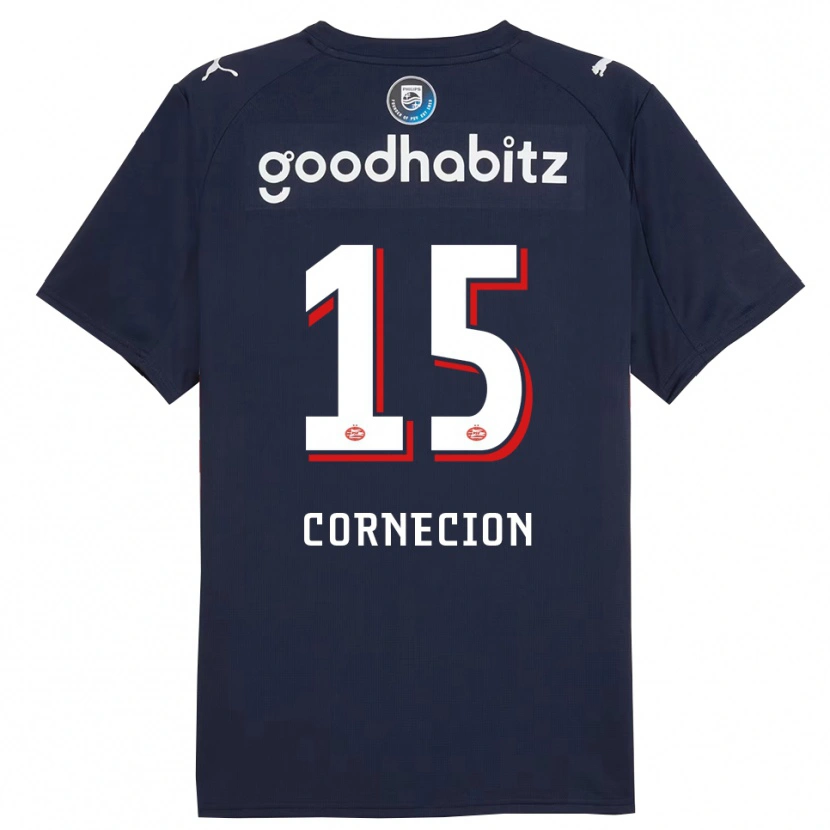 Danxen Damen Shuryjano Cornecion #15 Marine Weiß Auswärtstrikot Trikot 2025/26 T-Shirt Österreich