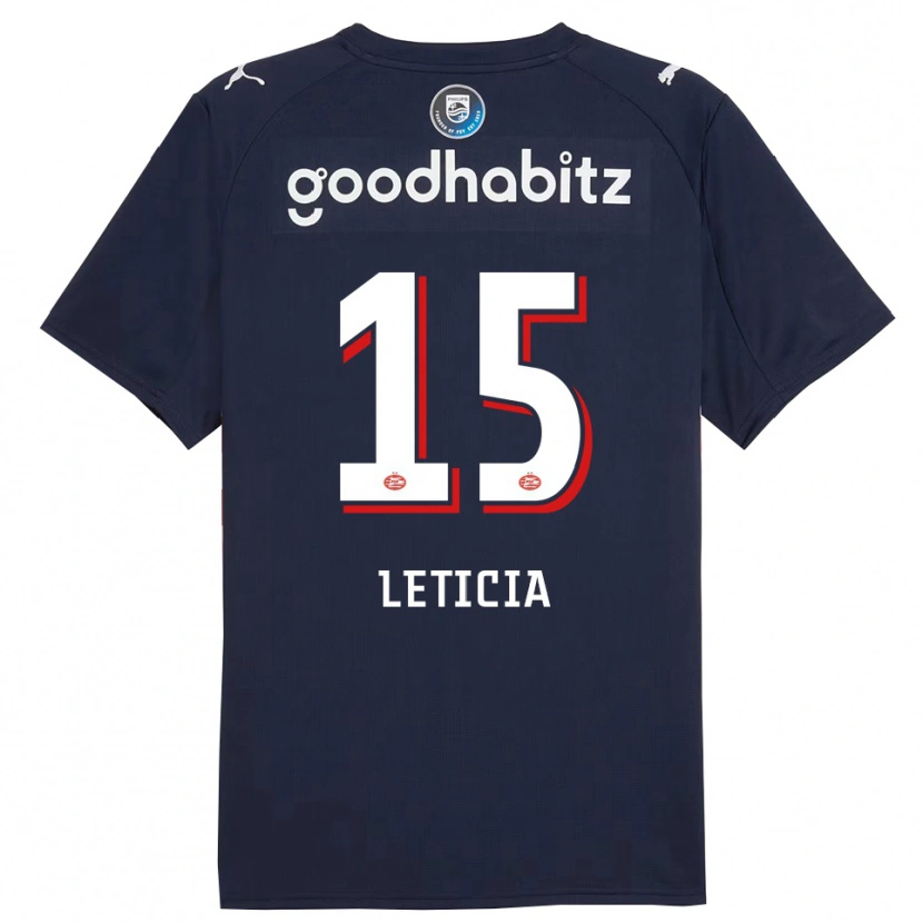 Danxen Damen Brazil Bra Leticia #15 Marine Weiß Auswärtstrikot Trikot 2025/26 T-Shirt Österreich