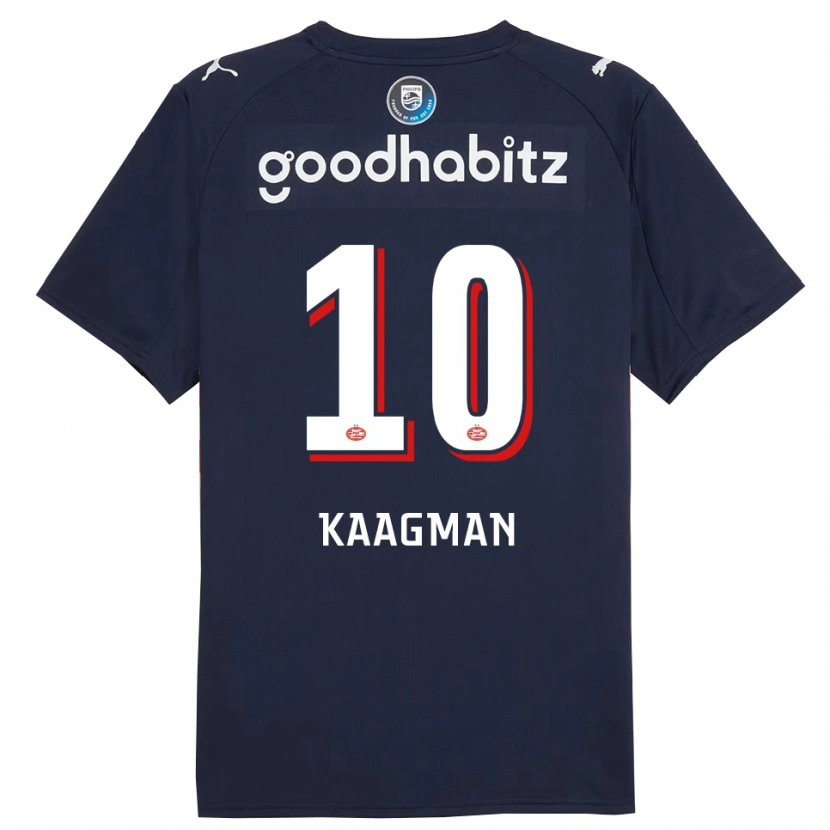 Danxen Damen Inessa Kaagman #10 Marine Weiß Auswärtstrikot Trikot 2025/26 T-Shirt Österreich