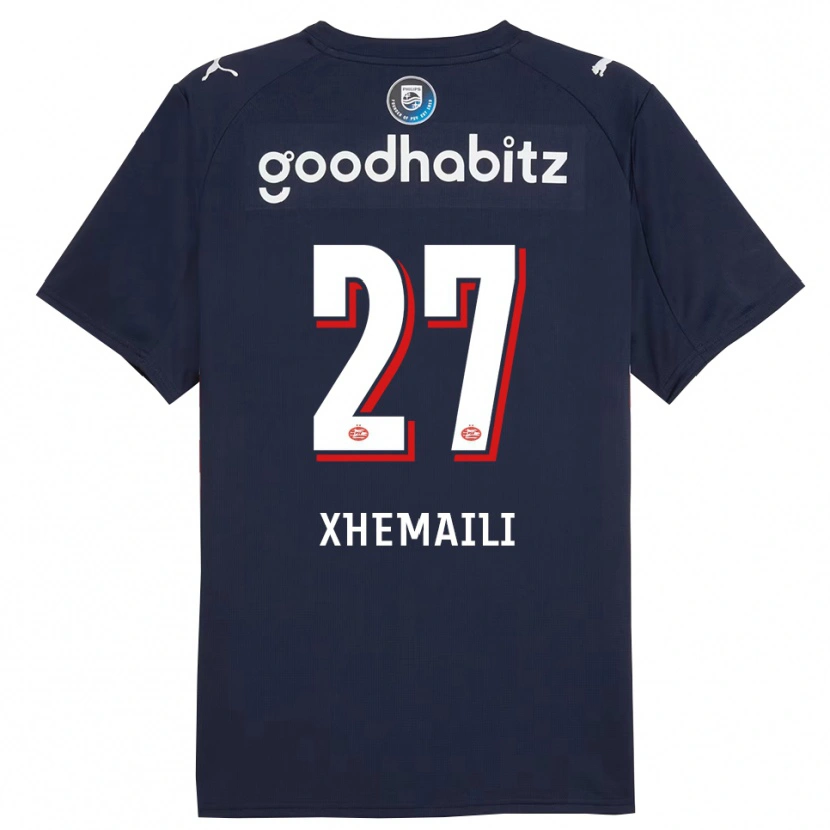 Danxen Damen Riola Xhemaili #27 Marine Weiß Auswärtstrikot Trikot 2025/26 T-Shirt Österreich