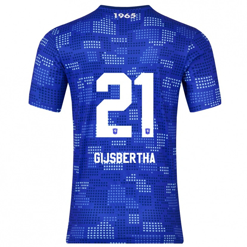 Danxen Damen Tyrese Gijsbertha #21 Blau Himmelblau Auswärtstrikot Trikot 2025/26 T-Shirt Österreich