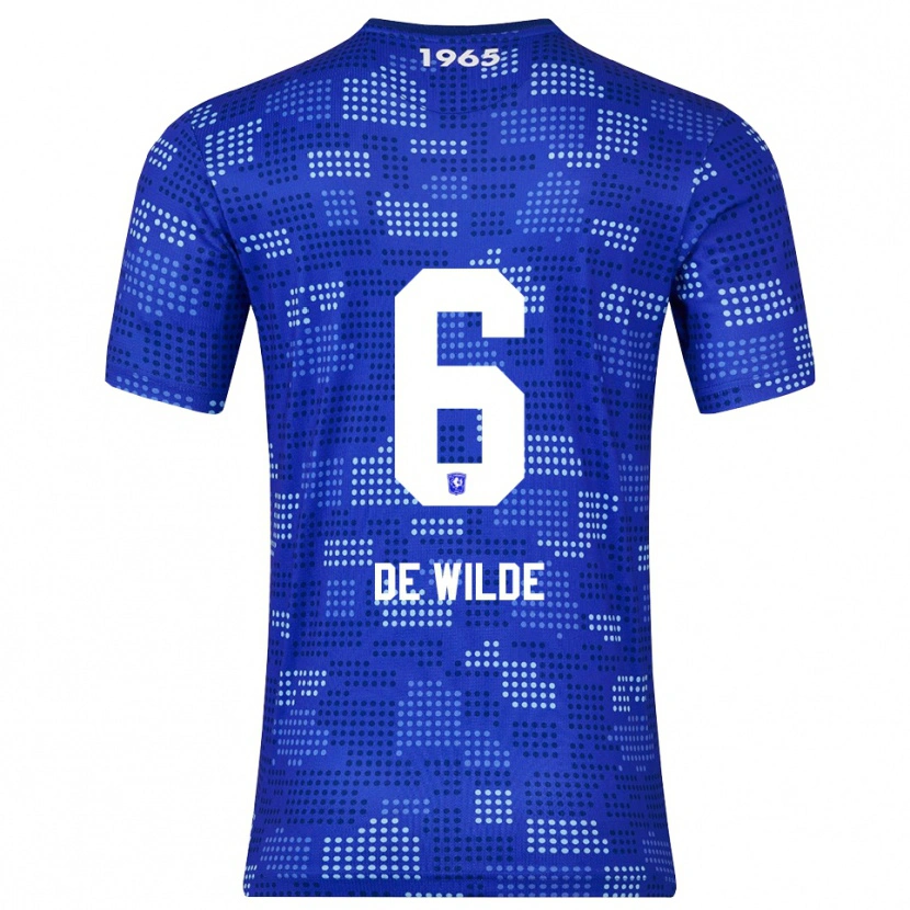 Danxen Damen Morris De Wilde #6 Blau Himmelblau Auswärtstrikot Trikot 2025/26 T-Shirt Österreich