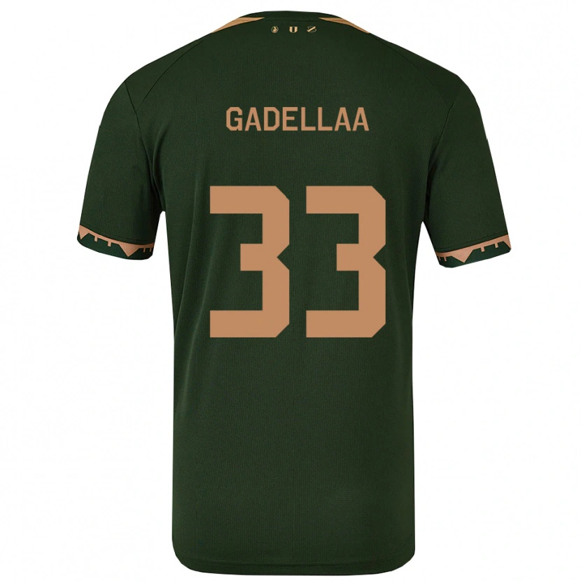Danxen Damen Kevin Gadellaa #33 Grün Gold Auswärtstrikot Trikot 2025/26 T-Shirt Österreich